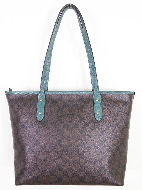 コーチ COACH F32191 IMNQY シティ ジップ トートバッグ ブラウン 