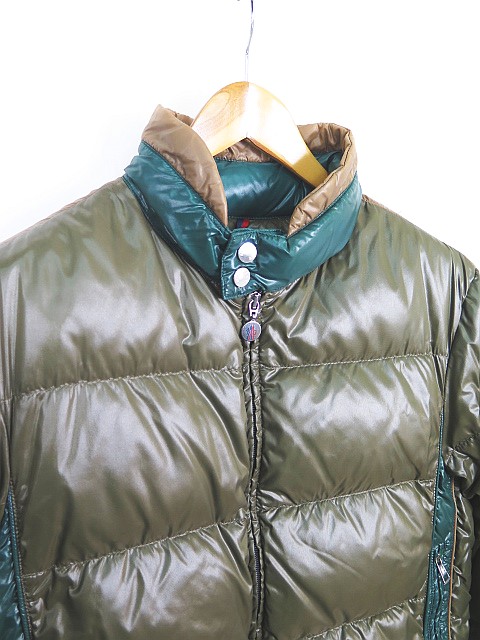 モンクレールオリーブ色 ダウンベスト2号