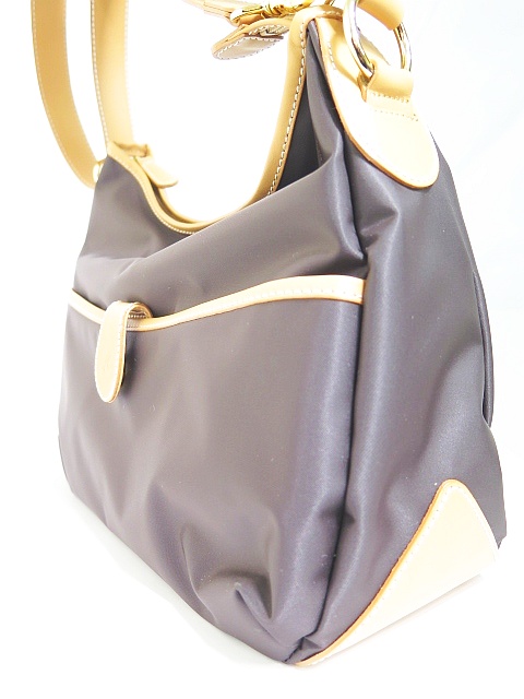 美品✨ キタムラ　キャンバス　レザー　トートバッグ　肩掛け　大容量　ブラウン 美品 Kitamura キタムラ トートバッグ ポーチ付き レザー