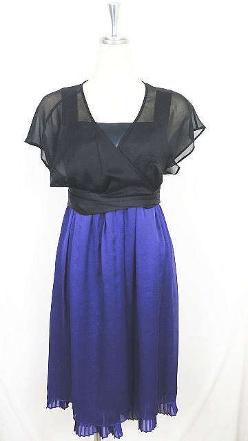 23区 オンワード樫山 Applaudir ワンピース ノースリーブ ボレロセット 38 ブラック パープル 2sa0860 レディース 119 ベクトルパーク