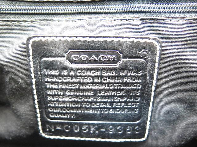 コーチ COACH 9363 シグネチャー ショルダーバッグ グレー