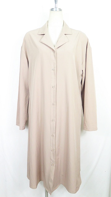 クラシカルエルフ Classical Elf シャツ ワンピース ストレッチ ウエストリボン M ベージュ 2sa08 レディース 119 ベクトルパーク