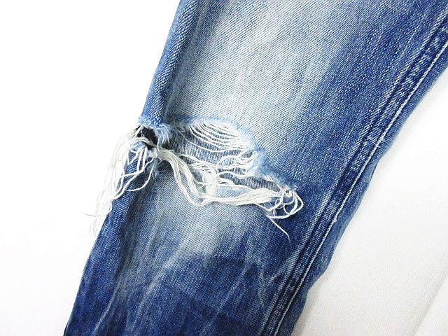 ディーゼル DIESEL デニムパンツ ジーンズ ダメージ加工 LOWKY ブルー 