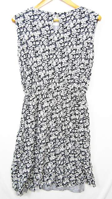 ロッソ Rosso アーバンリサーチ ロングワンピース リバーシブル ノースリーブ 花柄 ブラック ホワイト グレー F So0131 レディース 119 ベクトルパーク