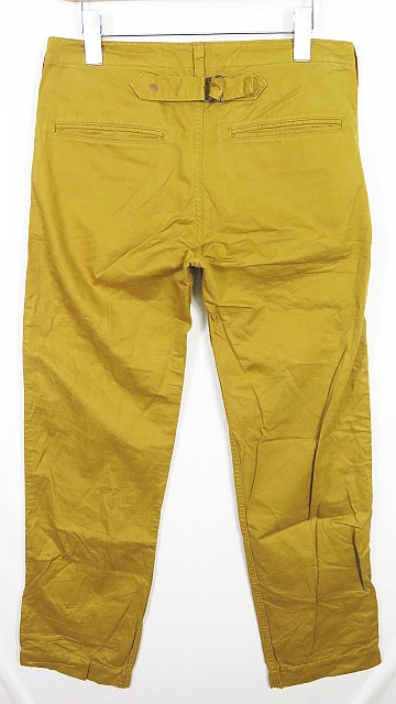 ビームス Beams チノパン パンツ シンチバック M マスタード 2sa1384 メンズ 119 ベクトルパーク
