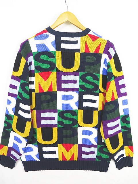 シュプリーム SUPREME 18FW Big Letter Sweater ビックレターセーター 