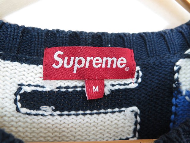 シュプリーム SUPREME 18FW Big Letter Sweater ビックレターセーター 