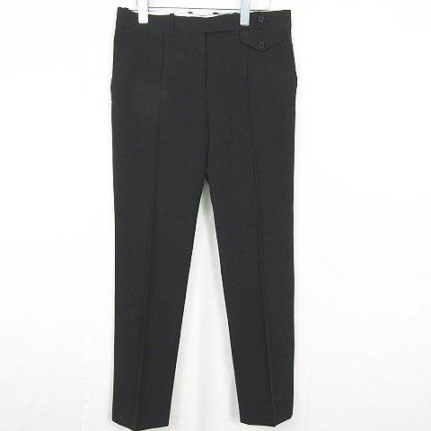 セリーヌ CELINE DEPOSE テーパードパンツ センタープレス 綿 36  