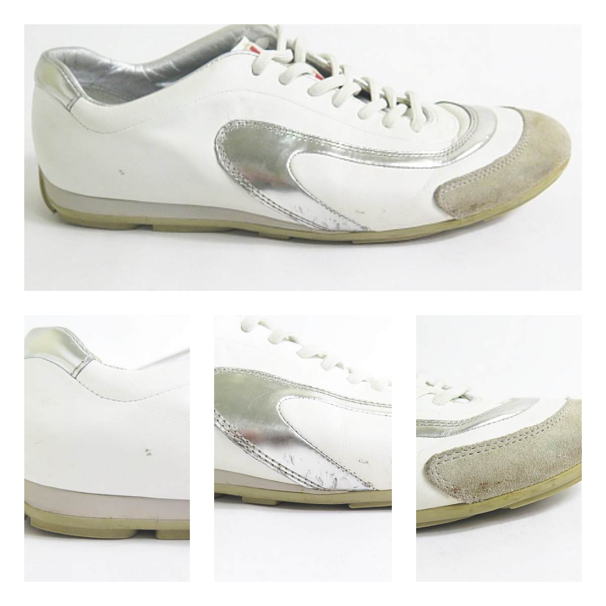 プラダスポーツ PRADA SPORT レザー ドライビングシューズ