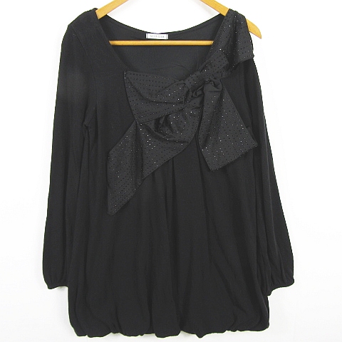 スコットクラブ SCOT CLUB バルーン ワンピース ミニ丈 チュニック 