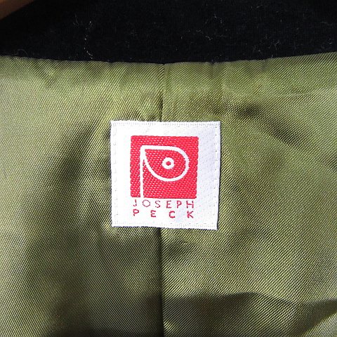ジョセフ JOSEPH PECK ジャケット 2B 長袖 コットン ベロア ポケット 
