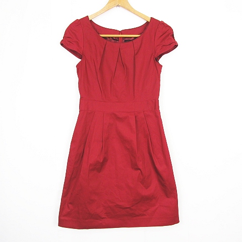 リッチミー Riccimie NEW YORK ワンピース フレンチスリーブ 膝丈  