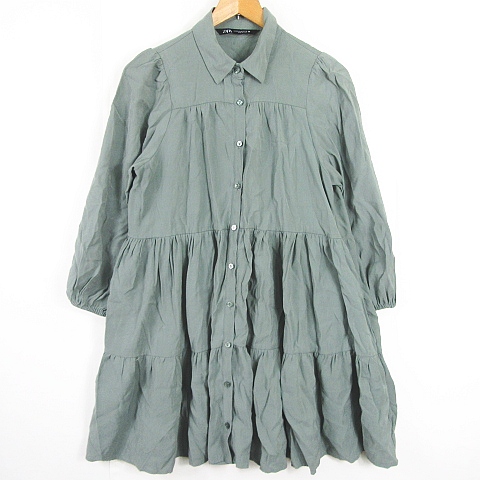 ZARA ティアードワンピース （ショート ティアードワンピース