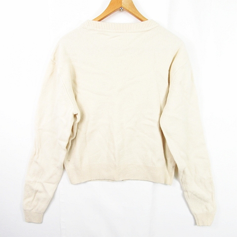 UNIQLO オフホワイト ニット Lサイズ UNIQLO ドルマンニット Lサイズ オフホワイト 無地 ゆったり 838
