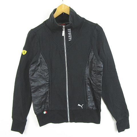 Puma フェラーリ キルティング ブラックジャケット プーマ PUMA フェラーリ Ferrari コラボ ジャケット ブルゾン