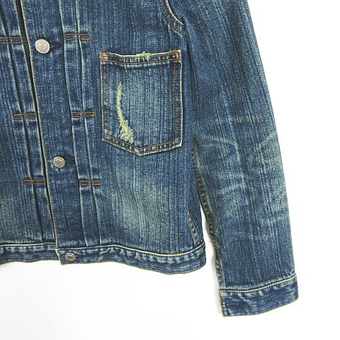 青春 ザンパ ZAMPA z of zampa blue line デニム ジャケット Gジャン