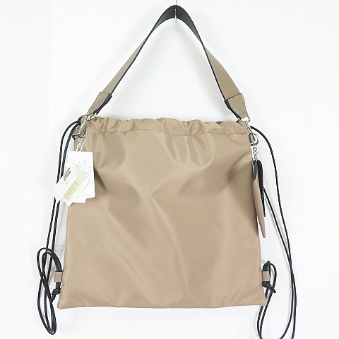 未使用品 NOBLE MILOS ナイロンバッグ ショルダー リュック 2WAY 