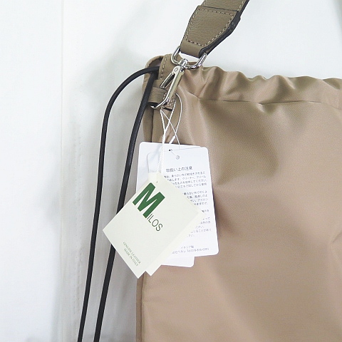 未使用品 NOBLE MILOS ナイロンバッグ ショルダー リュック 2WAY 