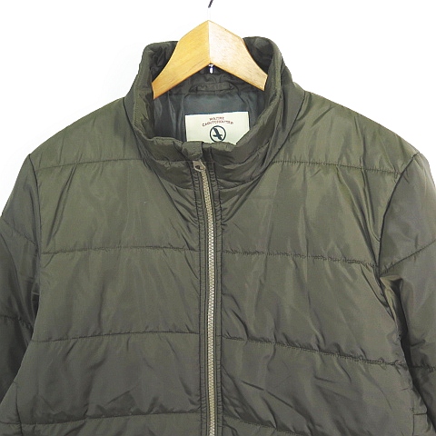 エーグル AIGLE 中綿 ジャケット ジップアップ S カーキ 2sa6888 