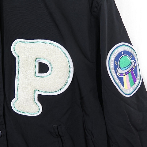 未使用品 パーソンズ PERSON'S スタジャン ジャンパー 刺繍 ワッペン M