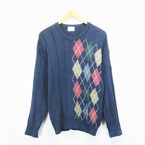 【dunhill】SPORT OLD ゴるふァー こッとン長袖にッとせーたー ダンひる dunhill SPORT にッと せーたー 長袖 はいねッく ろゴ