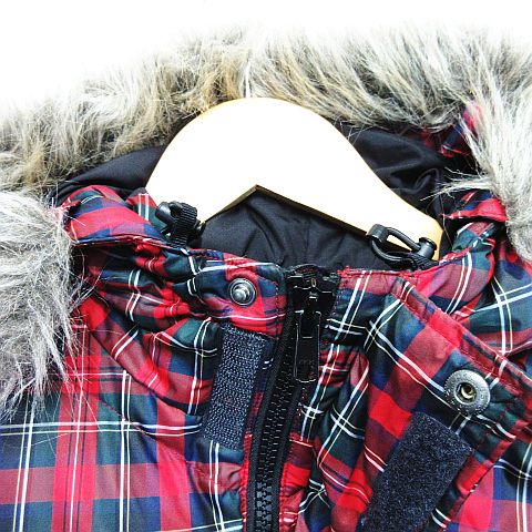 STUSSY メンズ ダウンジャケット ボリュームフード ファー付 黒 XL  