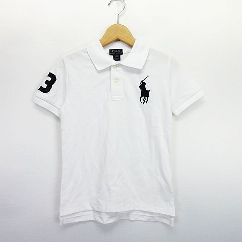 【新品】RALPHLAUREN ラルフローレン　ポロシャツ 半袖　サイズM　白 ラルフローレンRALPH LAUREN コットンポニー刺繍半袖ポロシャツ