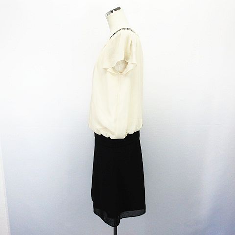 アンタイトル Untitled パーティドレス ワンピース 半袖 フリル アンタイトル Untitled パーティドレス ワンピース 半袖 フリル