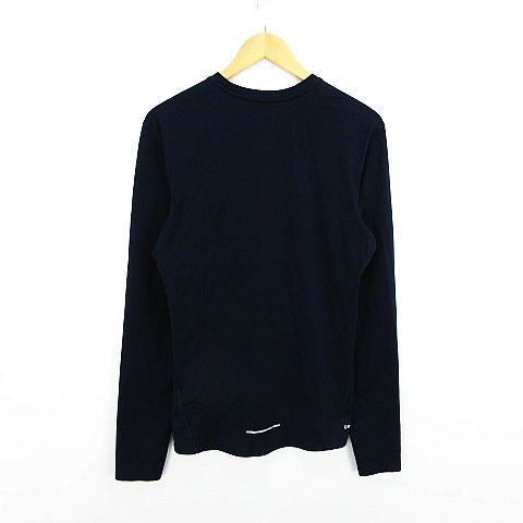 ナイキ NIKE RUNNING Tシャツ カットソー 長袖 クルーネック ロゴ 指穴 