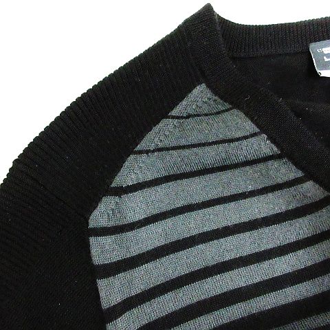 ナイキゴルフ NIKE GOLF ニット セーター 長袖 Vネック ボーダー ロゴ 