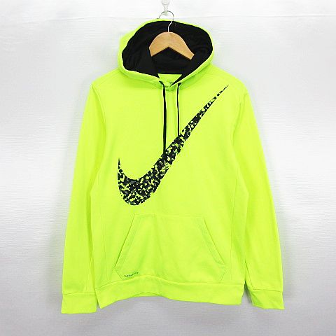 韓国代表 パーカー NIKE ナイキ 新品 XLサイズ グリーン イエロー 蛍光