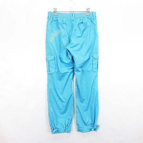 アディダス adidas カーゴパンツ ボトムス ロング丈 ロゴ 裏メッシュ L 