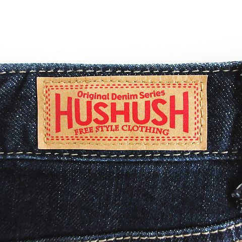 ハッシュアッシュ Hushush パンツ ボトムス デニム ハーフパンツ ストレッチ 3 インディゴブルー Ekm レディース レディース 1 ベクトルパーク