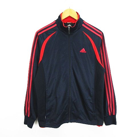 adidas ELGRAND ネイビー長袖ジャージ