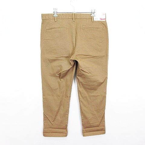 未使用品 ユニクロ Uniqlo パンツ ボトムス クロップド ストレッチ ブラウン Ekm メンズ 1 ベクトルパーク
