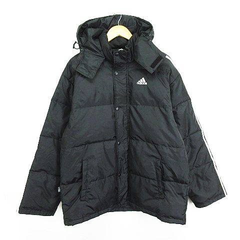 アディダス adidas ダウンコート ベンチコート アウター 長袖 フード 