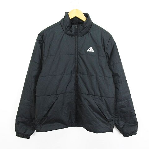 アディダス adidas ジャンパー ブルゾン 長袖 ジップアップ ロゴ 中綿 