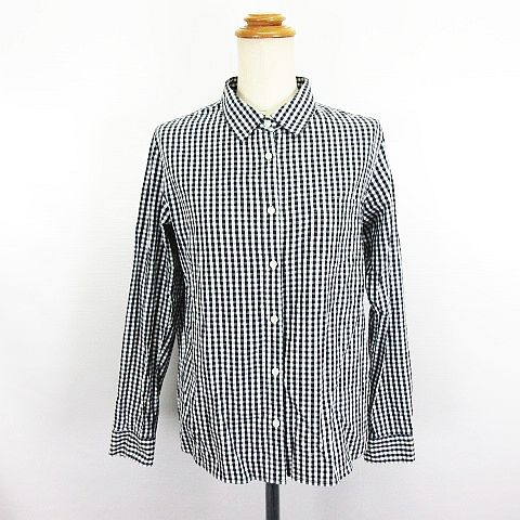 ローリーズファーム LOWRYS FARM シャツ ブラウス 長袖 ギンガム  