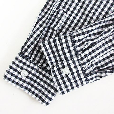 ローリーズファーム LOWRYS FARM シャツ ブラウス 長袖 ギンガム  