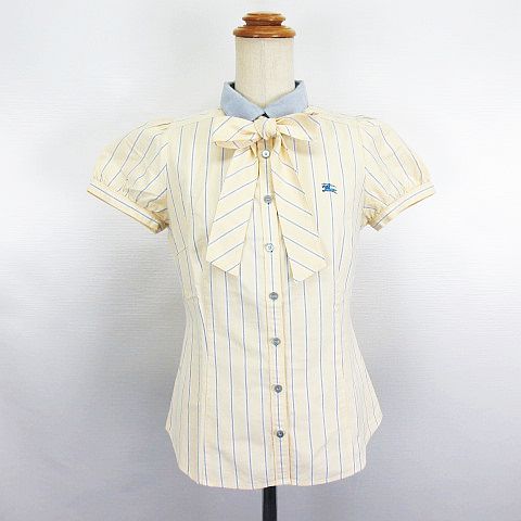 バーバリーブルーレーベル BURBERRY BLUE LABEL シャツ ブラウス 半袖 