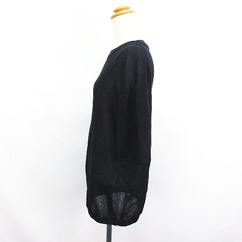 H beauty &youth サマーニット　ブラック　美品 B&Y ユナイテッドアローズ BEAUTY&YOUTH ビューティー&ユース