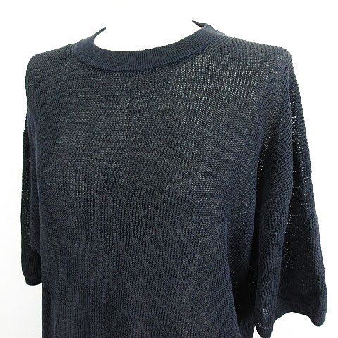 H beauty &youth サマーニット　ブラック　美品 B&Y ユナイテッドアローズ BEAUTY&YOUTH ビューティー&ユース