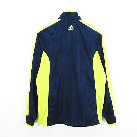 adidas ジップアップジャージ イエロー/ネイビー