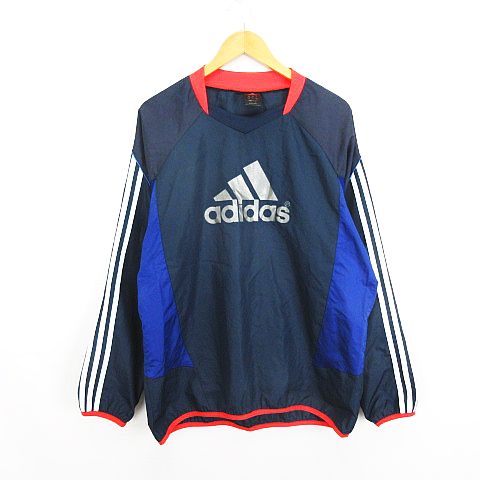 adidas(アディダス) 中綿入りフリース切替ピステ ネイビー140 速けれ