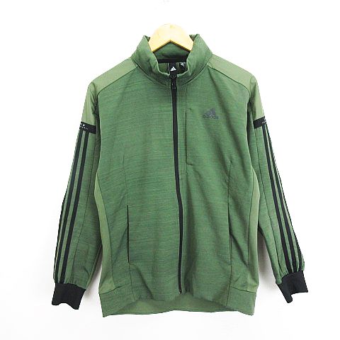 adidas オリーブグリーン ジップアップジャケット トラック