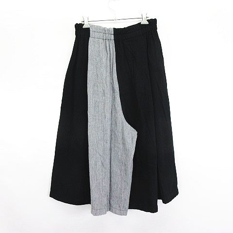 タマキニイメ　ワイドパンツ　ショート tamaki niime 玉木新雌 wide pants SHORT wool70% cotton30