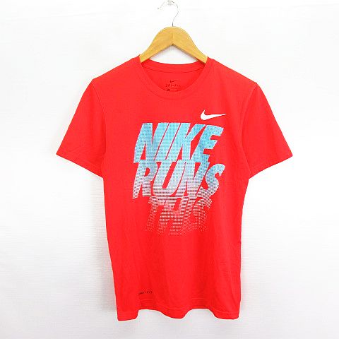NIKE スポーツウェア Tシャツ M ブラック/オレンジ ナイキ NIKE メンズ 半袖Tシャツ ナイキ NSW 6MO SWSH S/S T