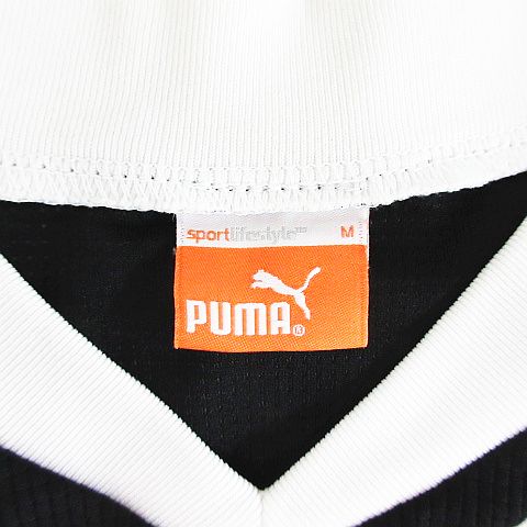 プーマ PUMA Tシャツ カットソー 半袖 Vネック ロゴ クール M