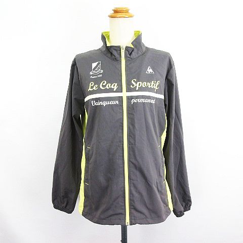 ルコックスポルティフ スポーツウェア ジップアップ ロゴ 裏メッシュ L ピンク le coq sportif(ルコックスポルティフ) 印刷ロゴ トラックトップス