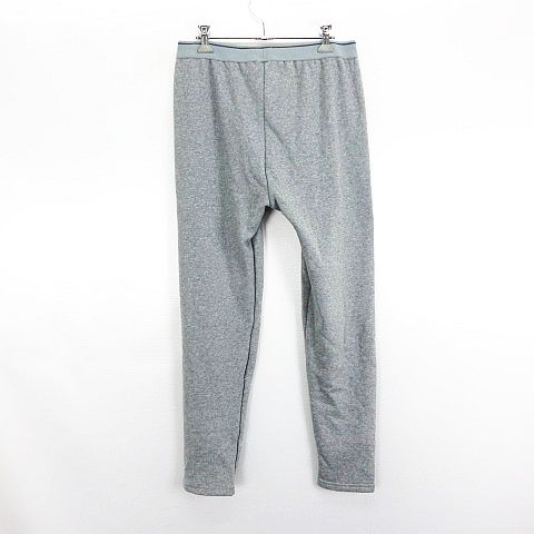 未使用品 三和株式会社 セットアップ 上下 インナーウェア シャツ 長袖 タイツ ロング丈 裏ボア ストレッチ LL グレー ※EKM メンズ